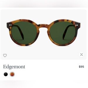 Warby Parker Sunglasses (Edgemont in Mesa Tortoise)